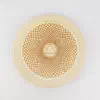 Crown chakra on a small plate (16cm/6.3in in diameter), front.