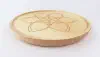 Hexagram (version 2) on a middle plate (24cm/9.4in in diameter), side.