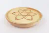 Hexagram (version 1) on a small plate (16cm/6.3in in diameter), side.