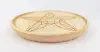 Pentagram on a middle plate (24cm/9.4in in diameter), side.