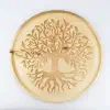 Tree of life (version 2) on a big plate (30cm/11.8in in diameter), front.